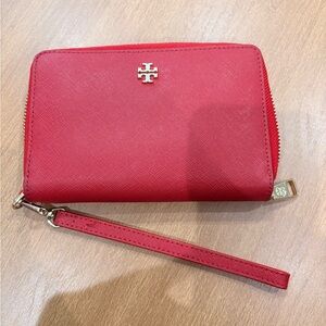 Tory Burch Red Wallet Wristlet